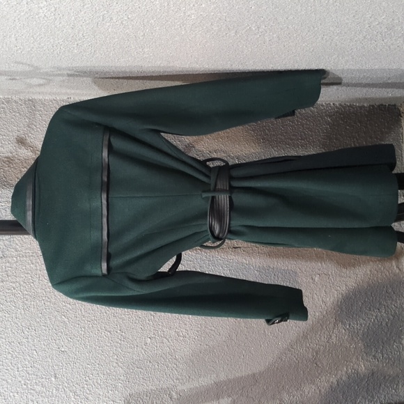 Badgley Mischka Women's Green Coat - Picture 7 of 10